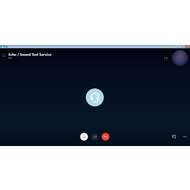 Екран дзвінка в Skype