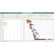 Діаграма Ганта в Microsoft Office 2021 Excel
